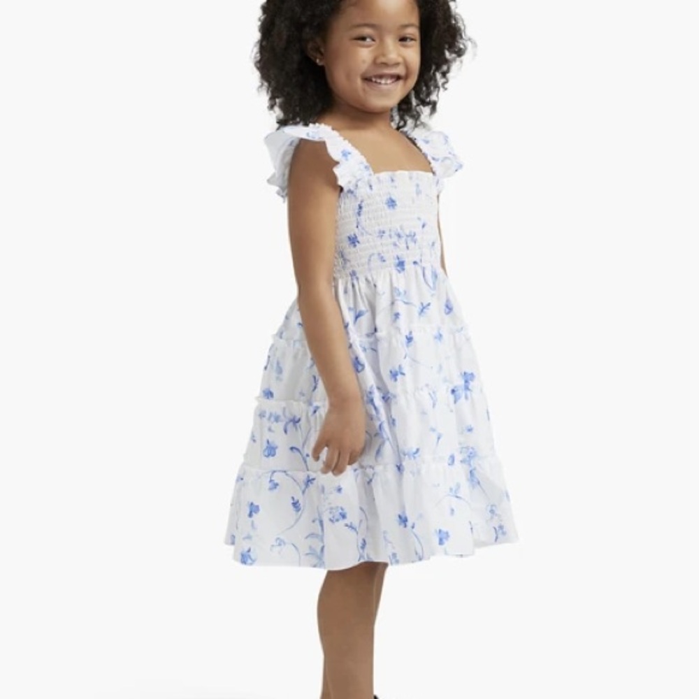 NWT Tiny Ellie dress 5/6 blue botanical